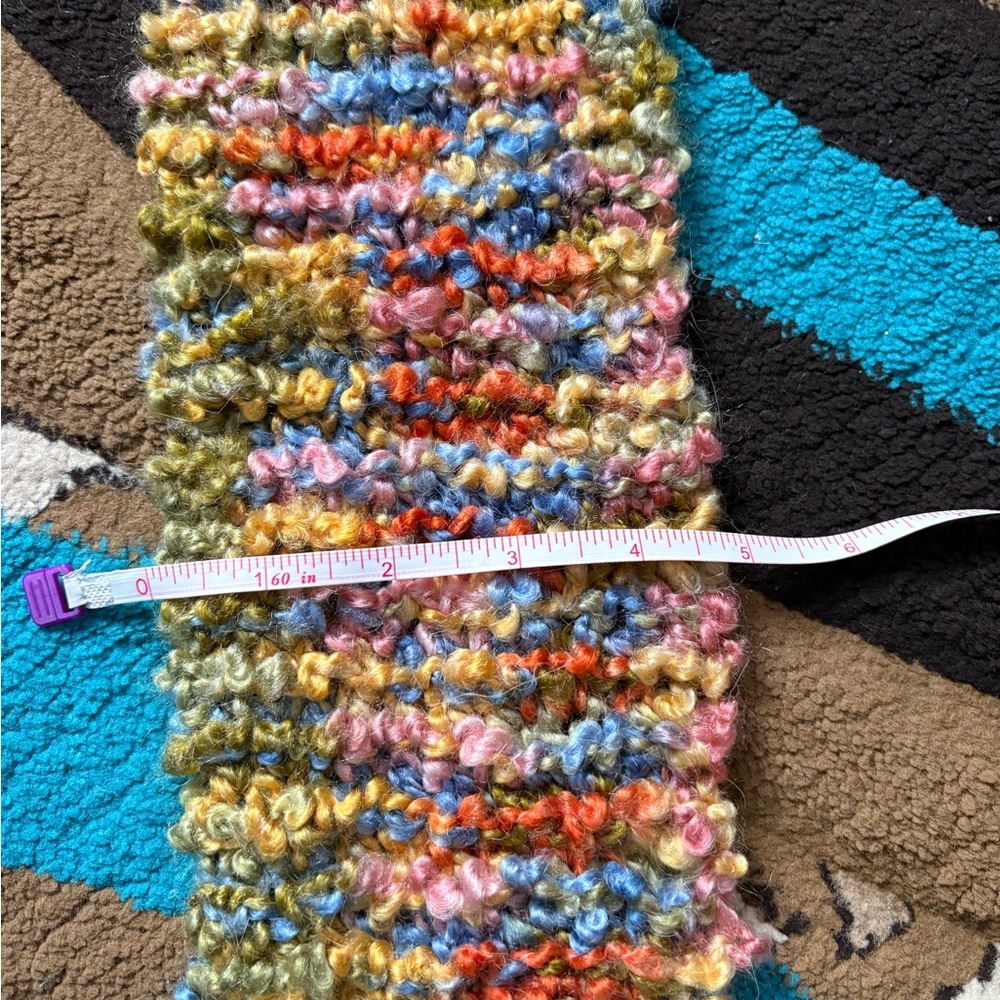 Multicolor Knit Scarf - Picture 4 of 4